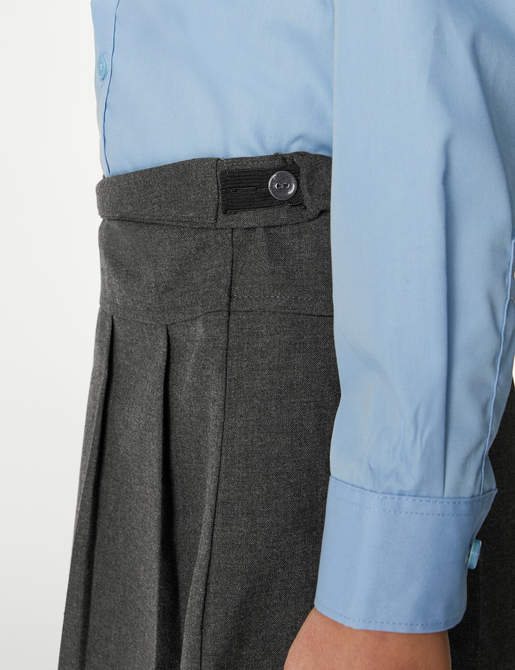 2pk Girls' Crease Resistant School Skirts (2-16 Yrs) image 4