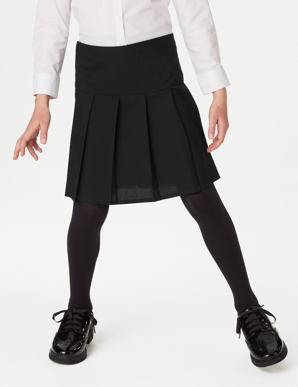 2pk Girls' Crease Resistant School Skirts (2-16 Yrs) image 2