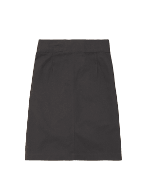 

Girls M&S Collection Girls' Pure Cotton Skin Kind™ School Skirt (2-18 Yrs) - Grey, Grey