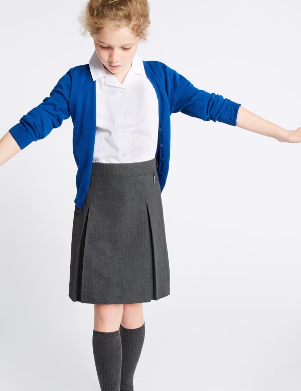 Girls' Pleated Charm Skirt