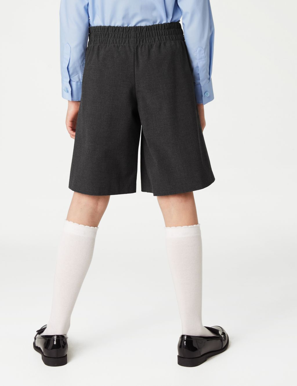 Girls' Pleat Front School Culottes (2-18 Yrs) image 3
