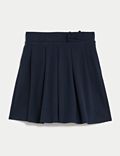 Falda escolar de punto plisada para chicas (2-14&nbsp;años)