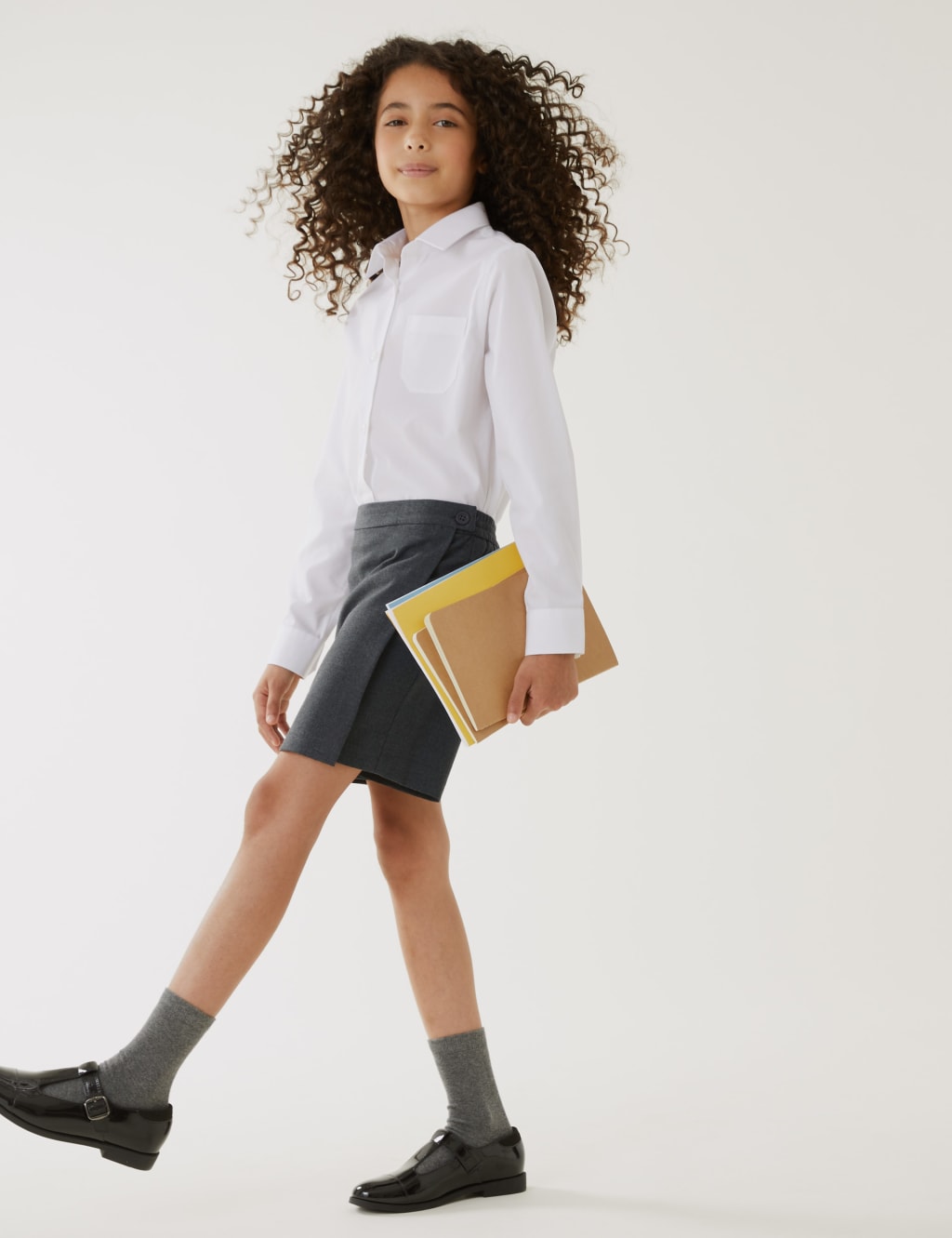 School Girls' Regular Fit Skort (2-18 Yrs) image 1
