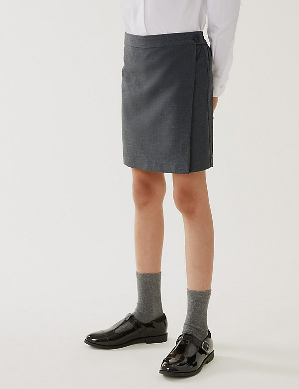 School Girls' Regular Fit Skort (2-18 Yrs) - NO
