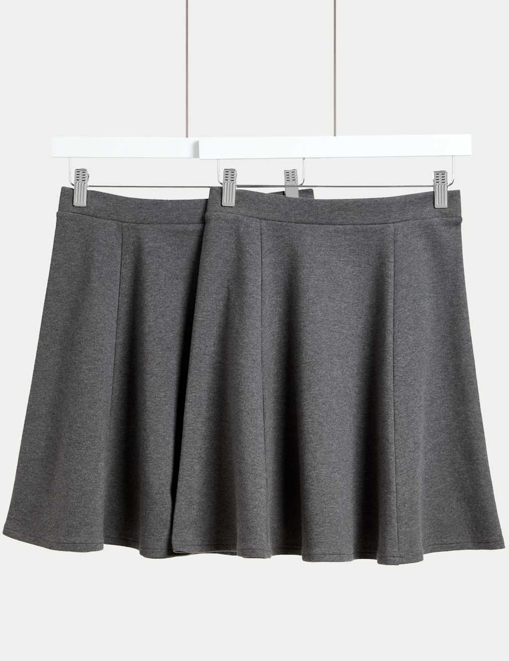 2pk Girls' Jersey Skater School Skirts (2-18 Yrs) image 1