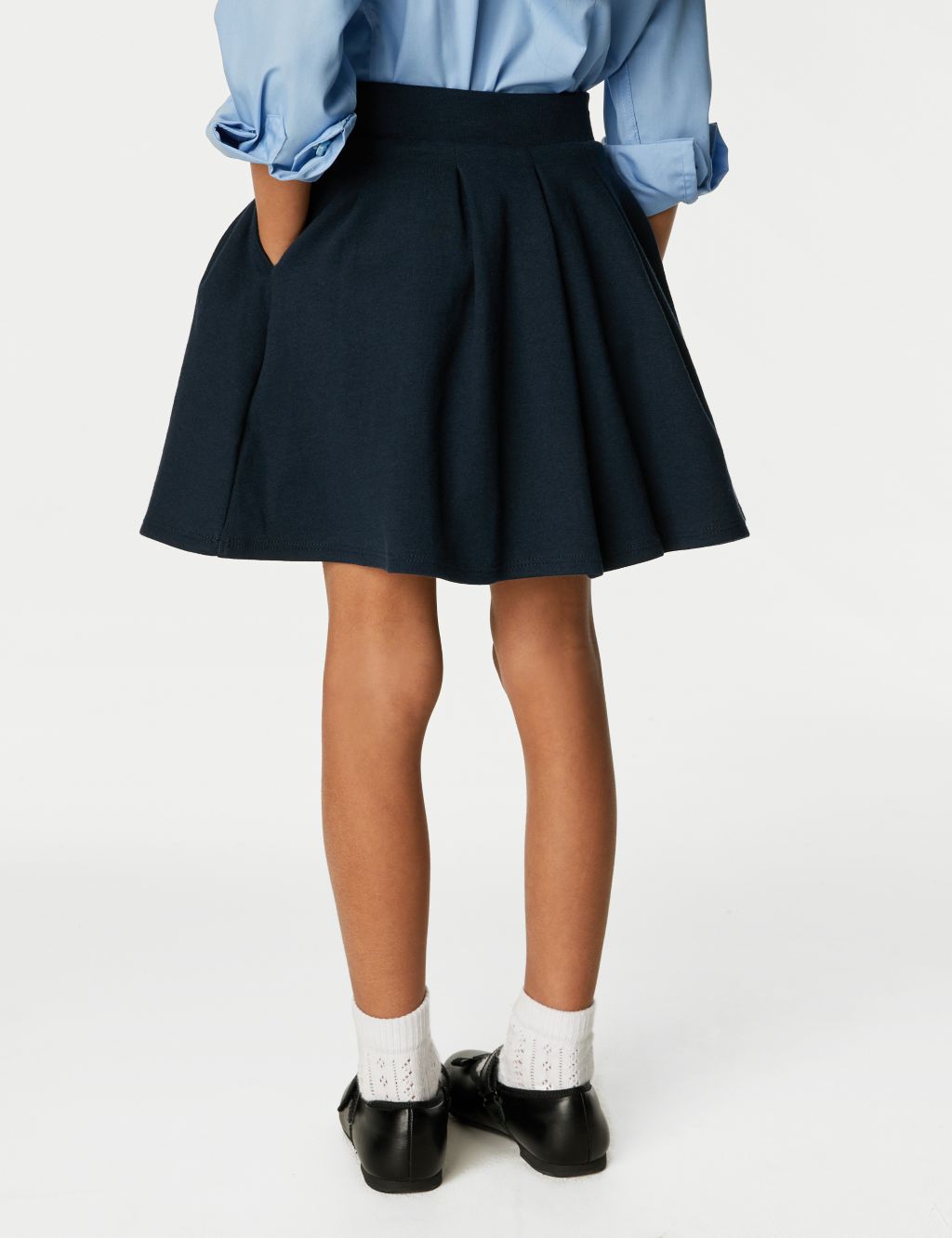 2pk Girls' Jersey Bow School Skirts (2-14 Yrs) image 5