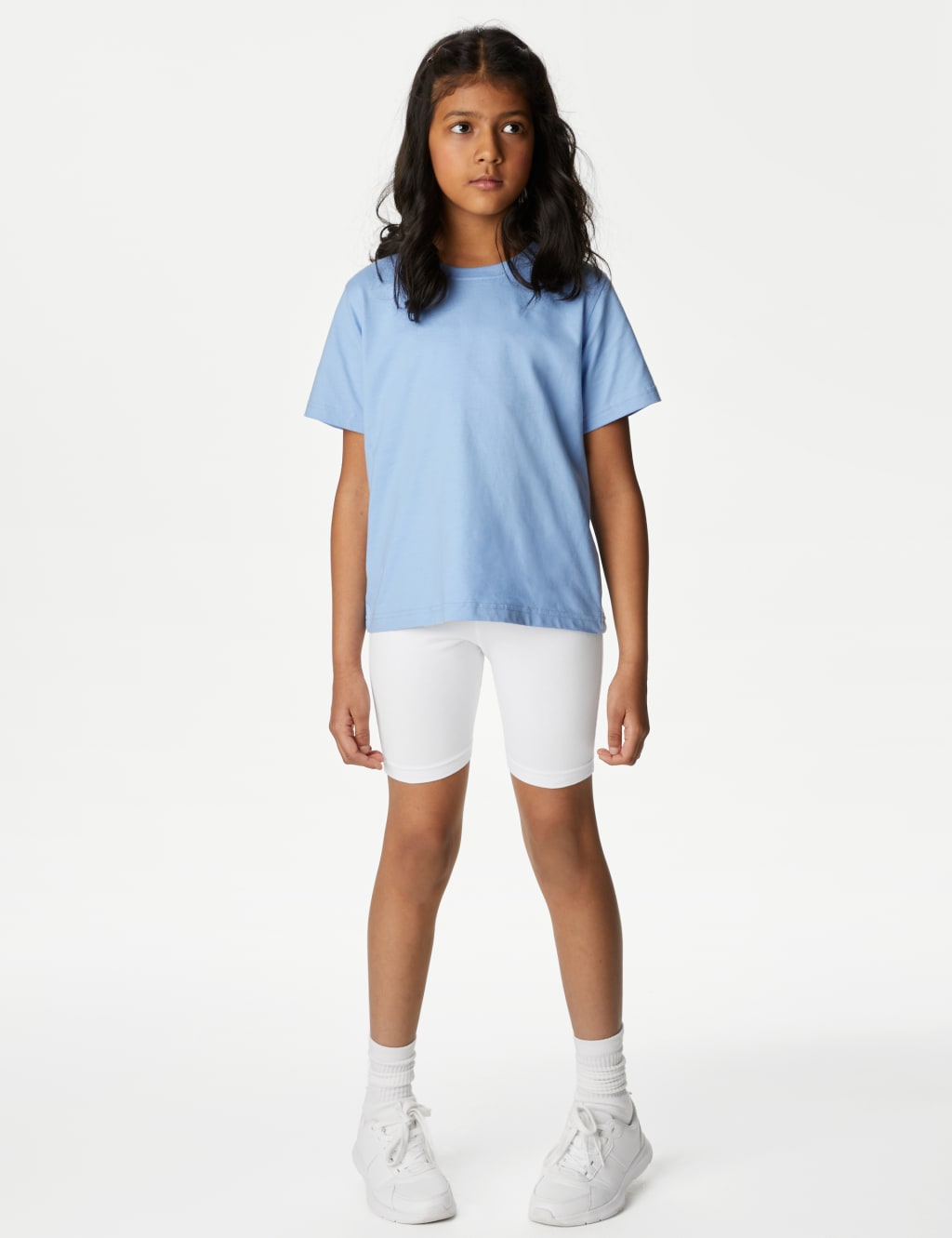 Marks and spencer white hotsell shorts