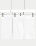 Pack de 2 pantalones cortos escolares de algodón elásticos para chicas (2-16&nbsp;años)