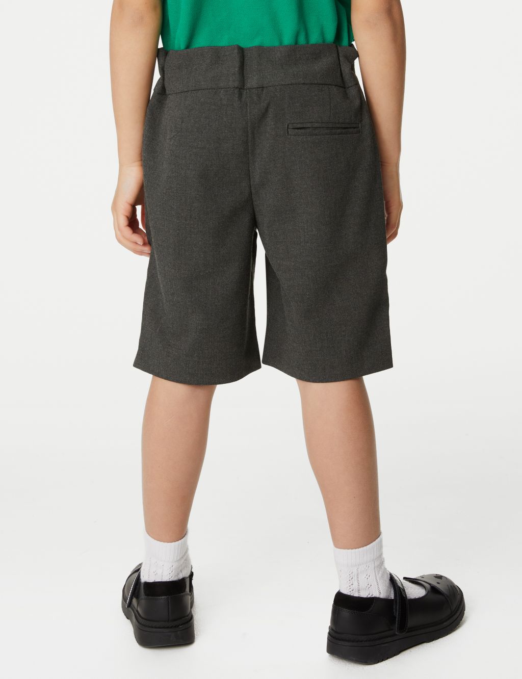 Girls' Button Front School Shorts (2-16 Yrs) image 5