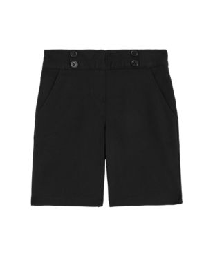 M&S Girls Girls' Regular Fit School Shorts (2-16 Yrs)