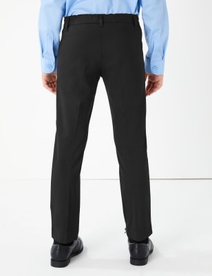 girls slim leg school trousers