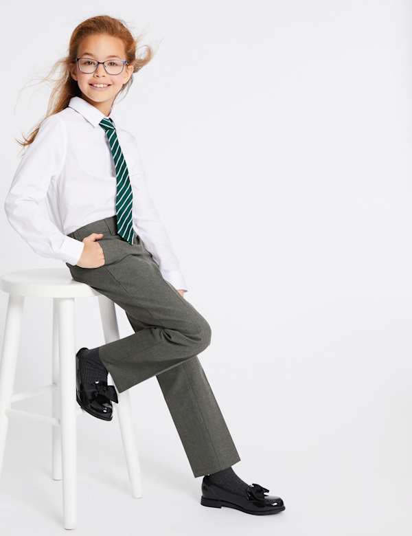 2 Pack Girls' Adaptive Trousers