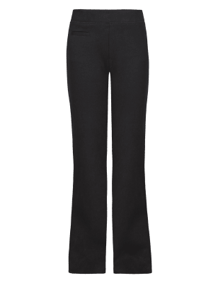 Girls' Bootleg Knitted Trousers with Jet Pocket | M&S