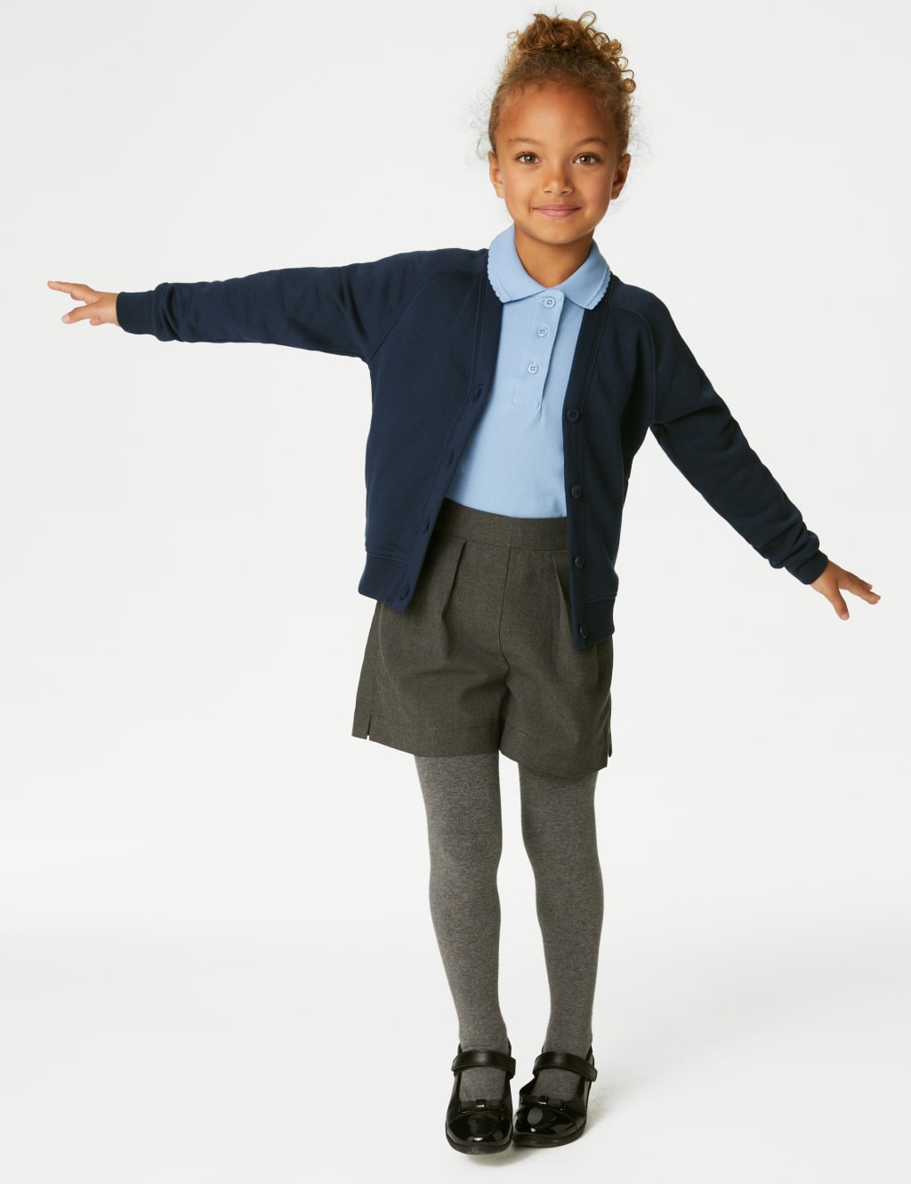 Children's navy school clearance cardigans