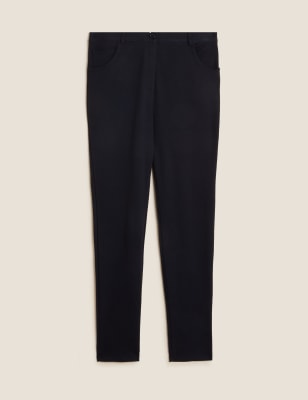 girls skinny fit school trousers