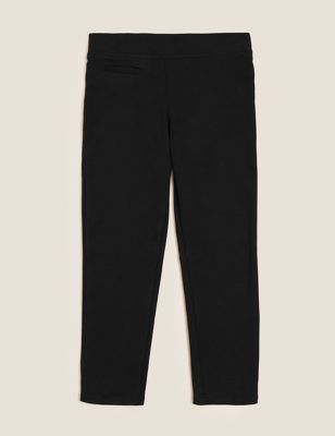 Girls' Slim Leg School Trousers (2-18 Yrs) | M&S Collection | M&S