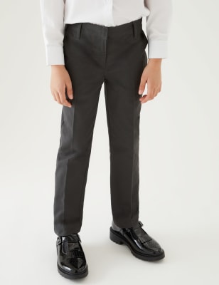 

M&S Collection Schulhose aus reiner Baumwolle mit Skin Kind™ für Mädchen (2-18 Jahre) - Grey, Grey