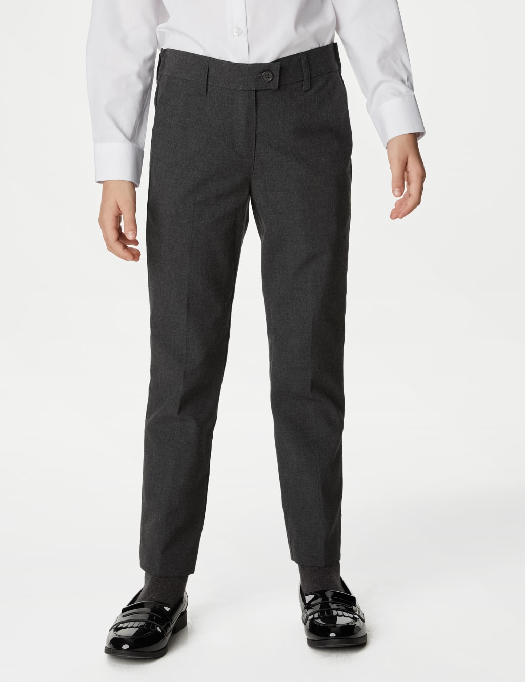 Grey School Trousers M&S