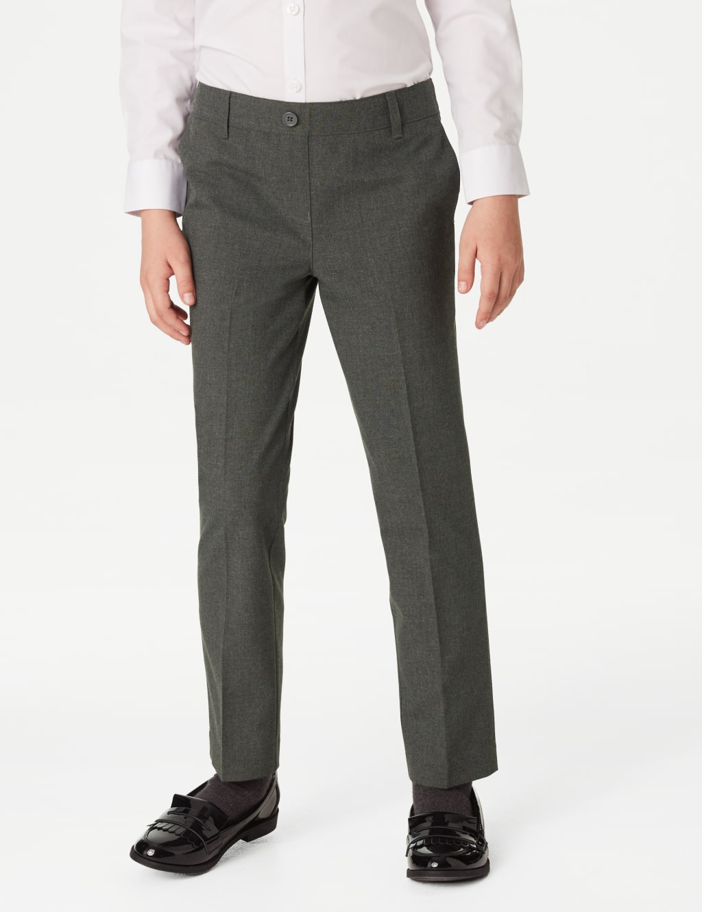 Grey School Trousers M&S