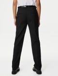 Girls' Skinny Leg Belted School Trousers (2-18 Yrs)