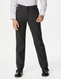 Girls' Slim Leg Slim Waist School Trousers (2-18 Yrs)