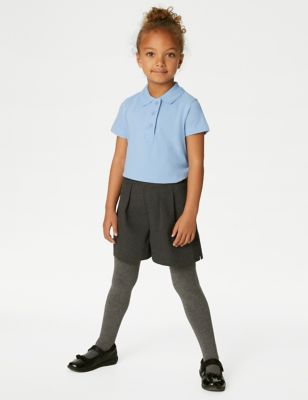 Girls' Pleated School Shorts (4-16 Yrs)