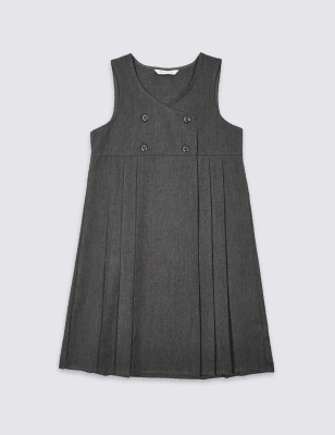 Girls' Pinafore with Crease Resistant | M&S