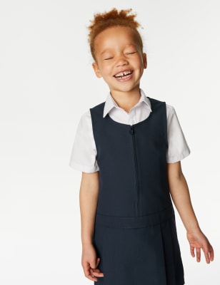 navy pinafore school dress