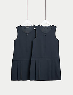 Girls School Dresses & Pinafores | School Pinafores for Girls | M&S IE