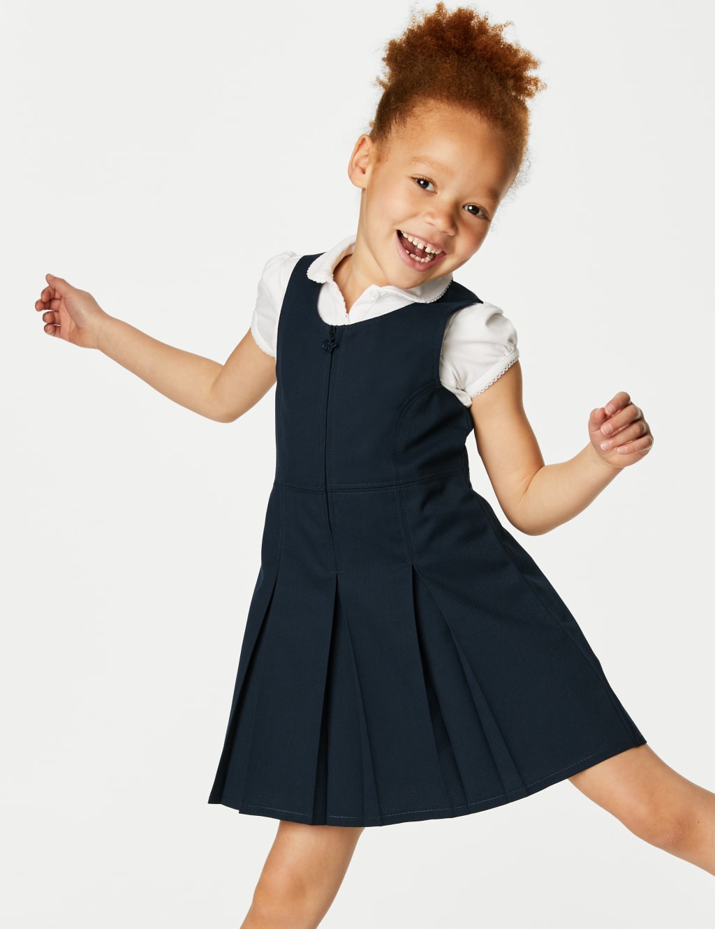 Navy School Pinafores M S
