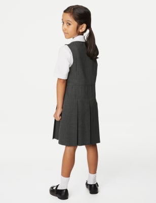 m and s school pinafore