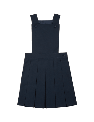 

Girls M&S Collection Girls' Permanent Pleats School Pinafore (2-12 Yrs) - Navy, Navy