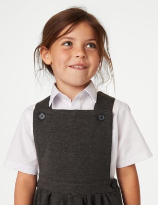 cotton school pinafore