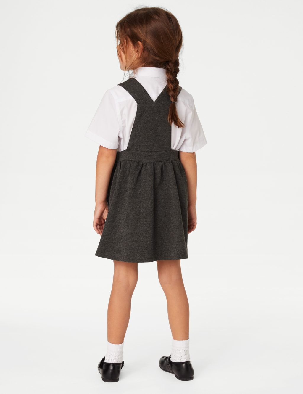 Girls' Jersey School Pinafore (2-12 Yrs) image 4