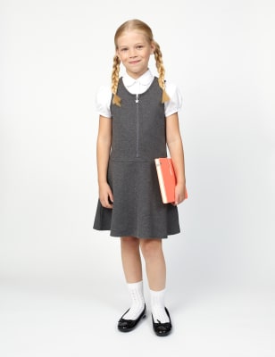 marks and spencer girls pinafore