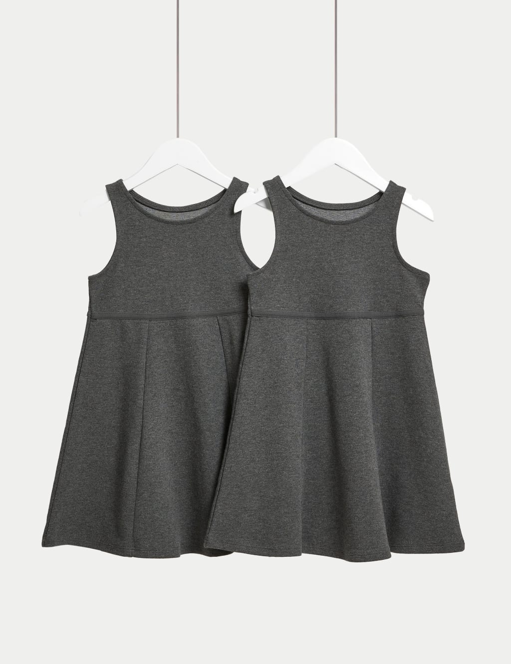 Next grey deals pinafore dress