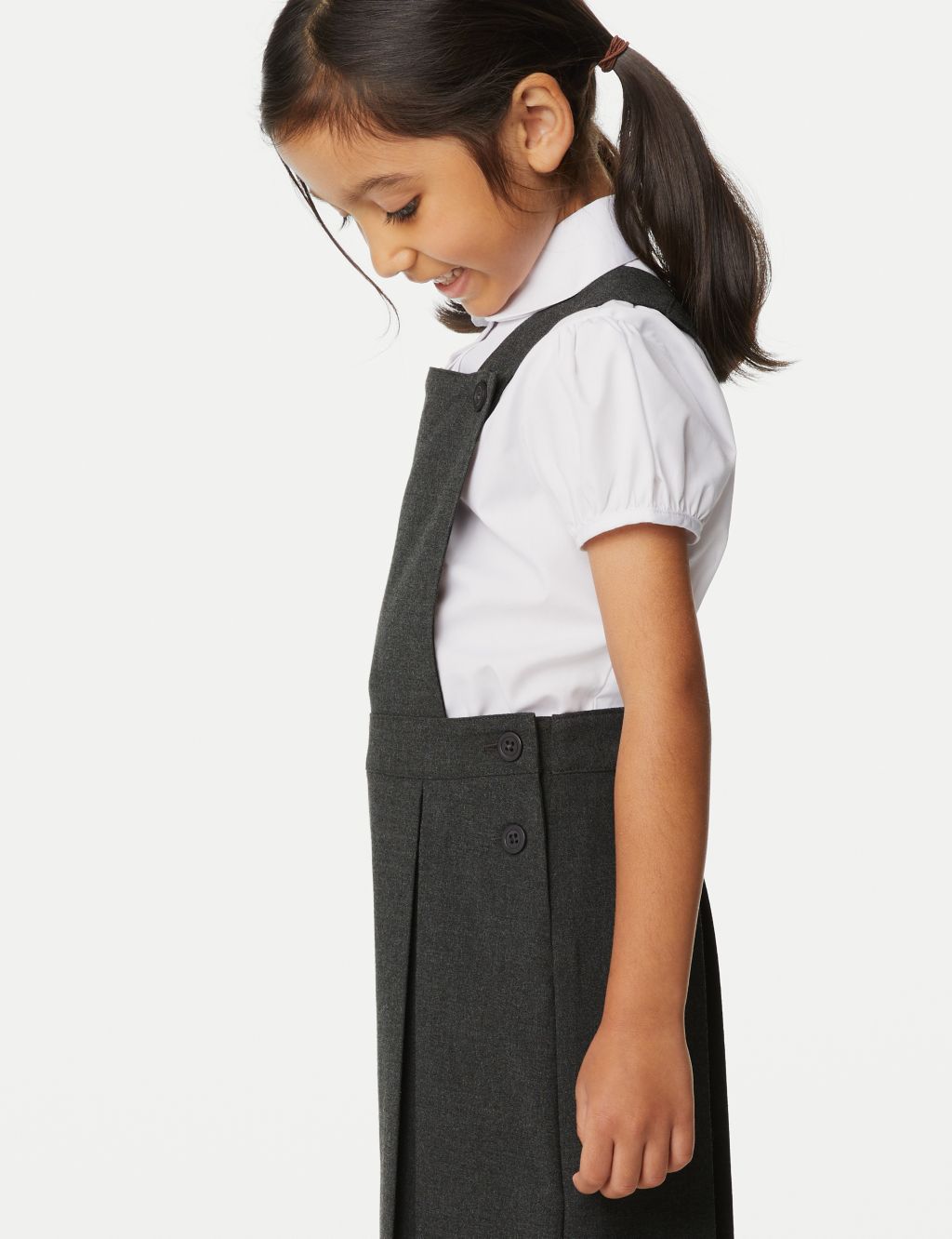 School Girls' Regular Fit Playsuit (2-14 Yrs) image 3