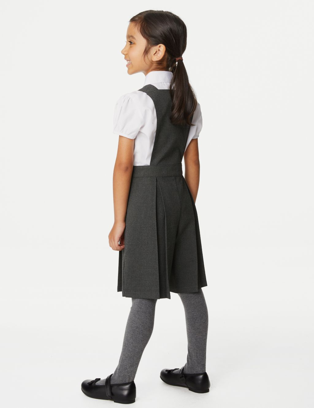 School Girls' Regular Fit Playsuit (2-14 Yrs) image 4