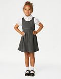2er-Pack Jersey-Schulschürzenkleider für Mädchen (2–12 Jahre)