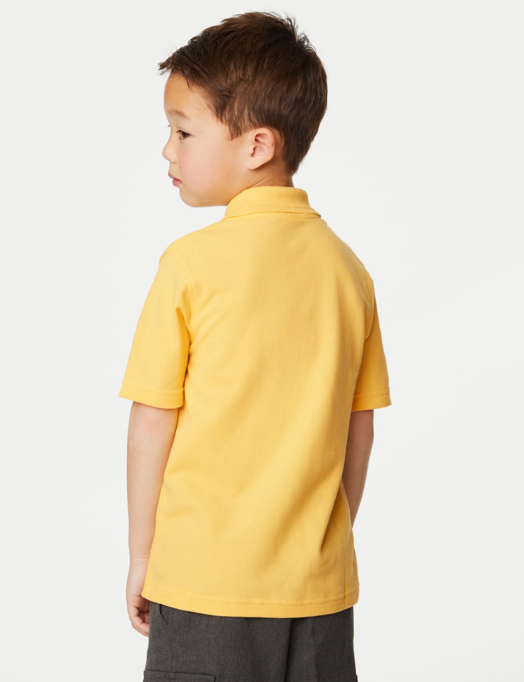 Childrens yellow school polo shirts hot sale
