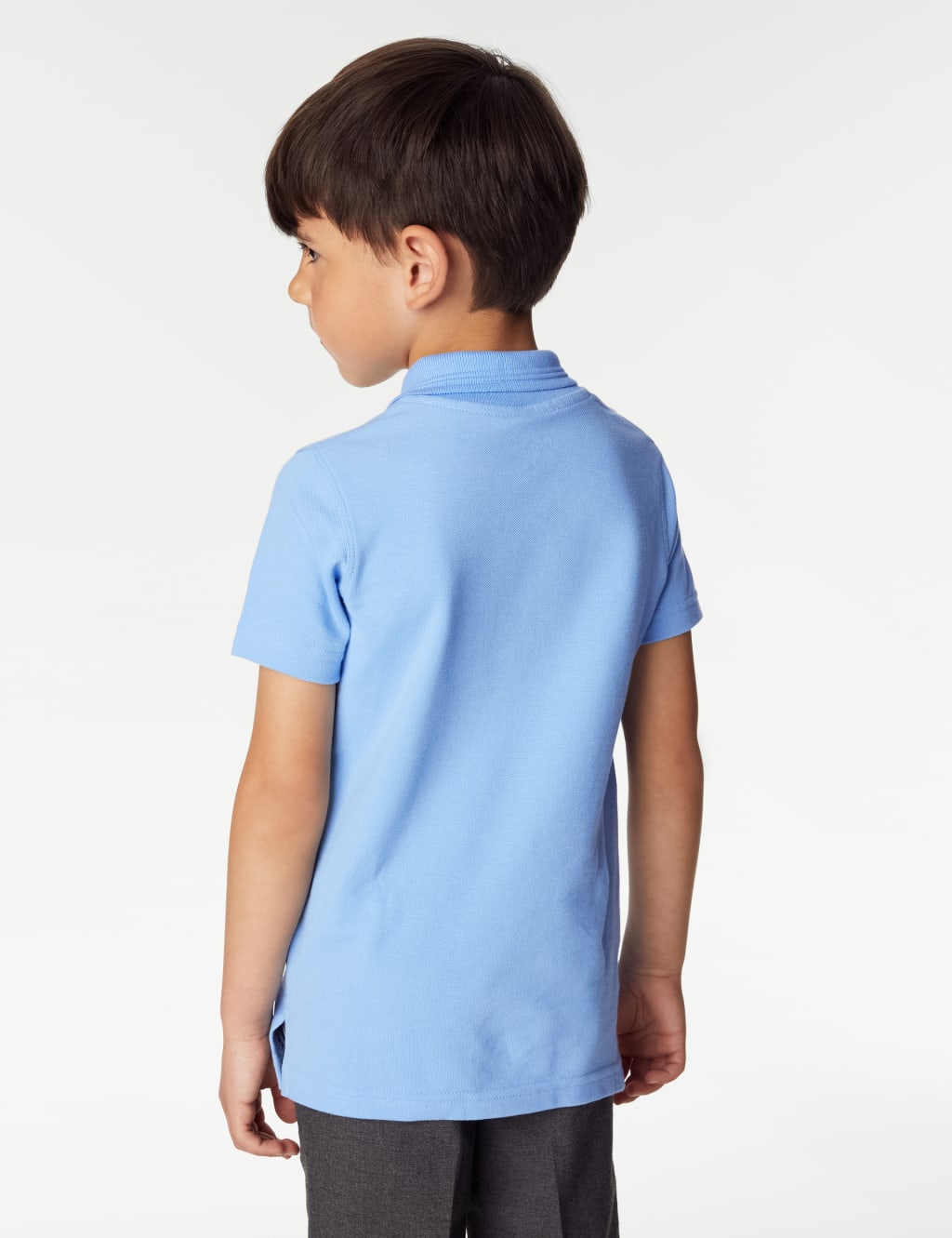 2pk Boys' Slim Fit School Polo Shirts (2-16 Yrs) image 4