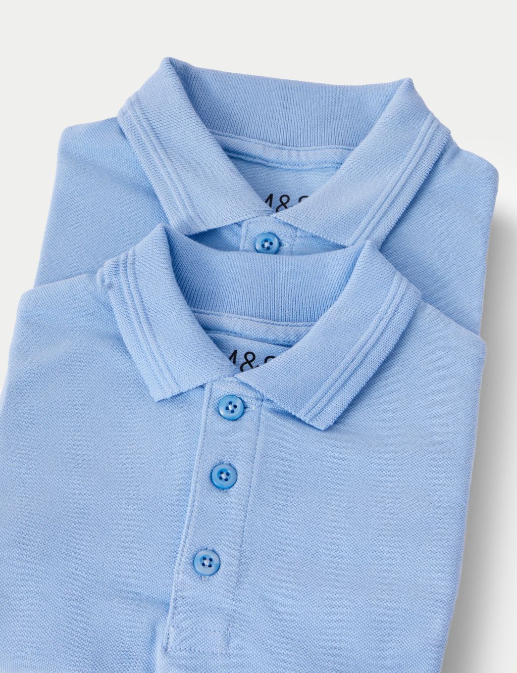 2pk Boys' Slim Fit School Polo Shirts (2-16 Yrs) image 5