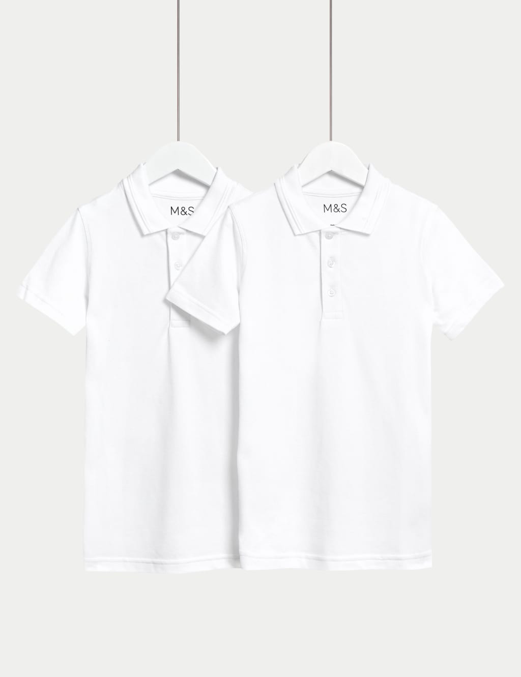 Kids white sale polo shirt