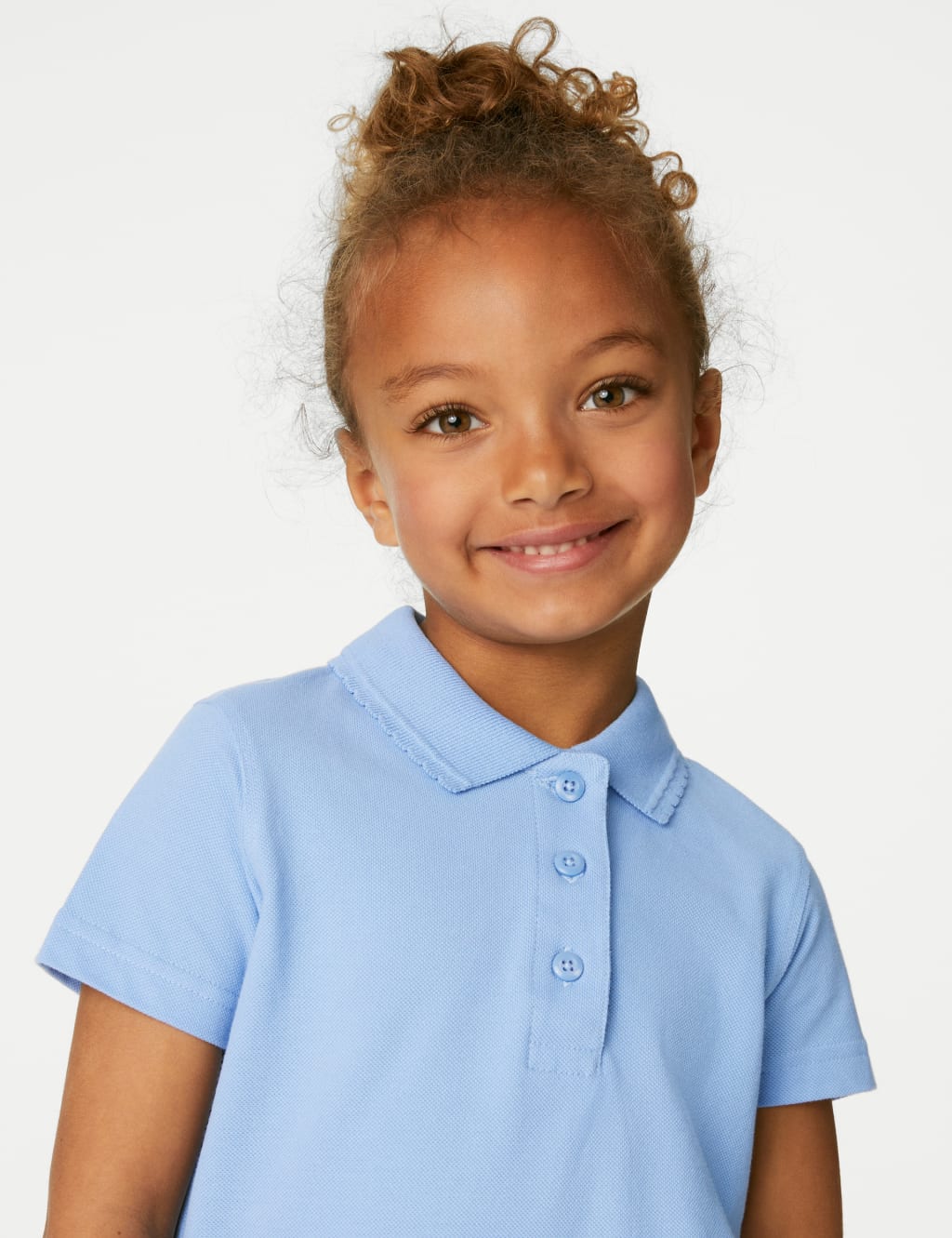 Blue School Polo Shirts M&S