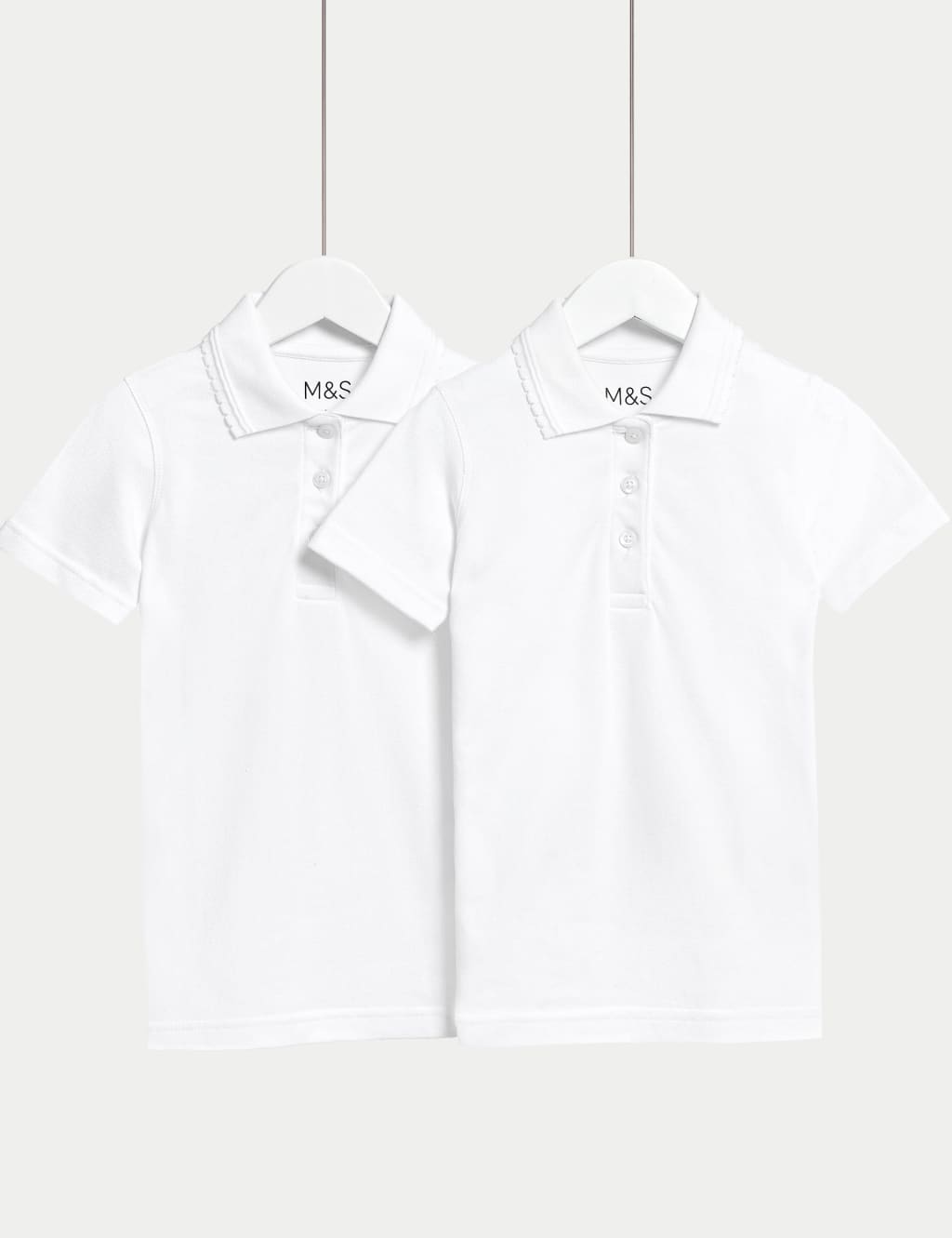 Childrens white polo shirts hotsell