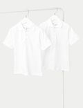 Unisex σχολικές μπλούζες πόλο της σειράς Skin Kind™ σε σετ των 2 (2-16 ετών)