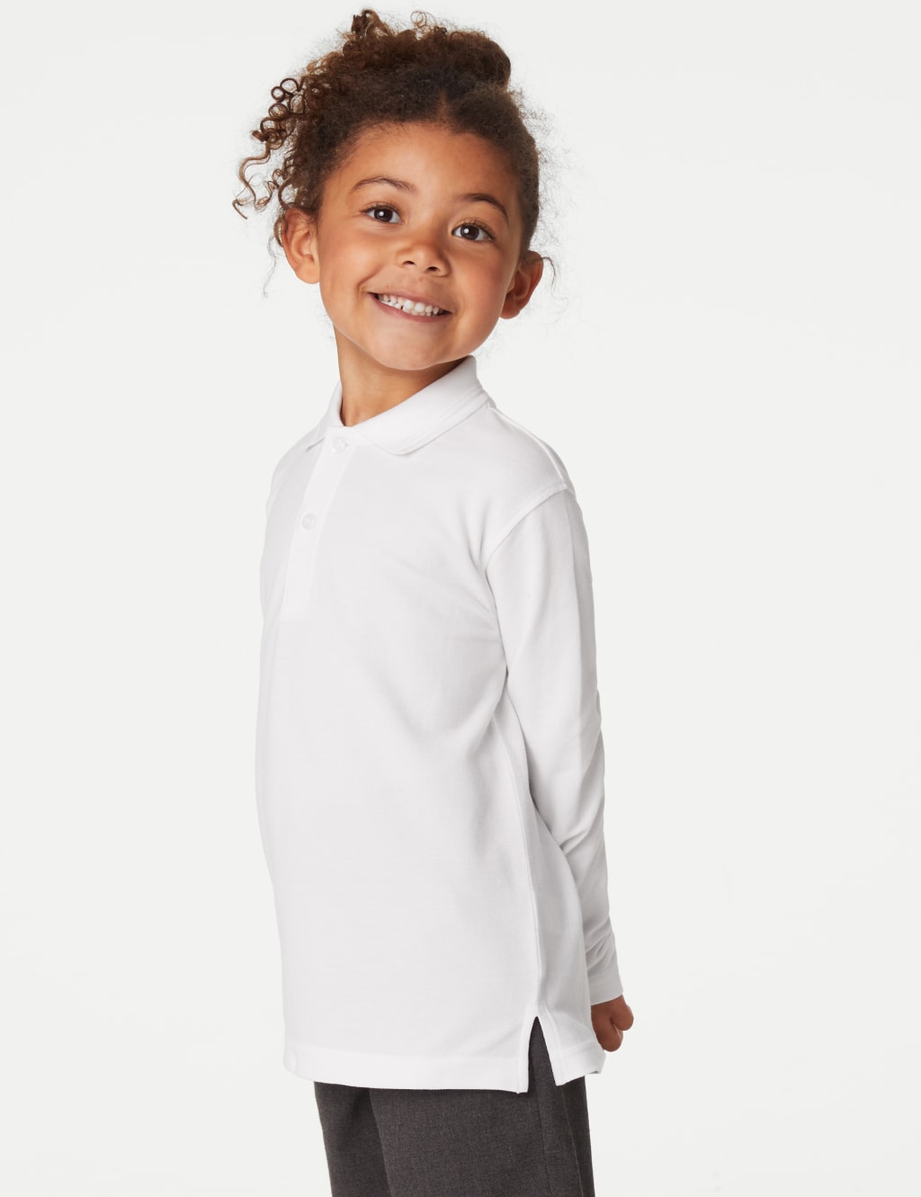 2pk Unisex Pure Cotton School Polo Shirts (2-18 Yrs) image 2