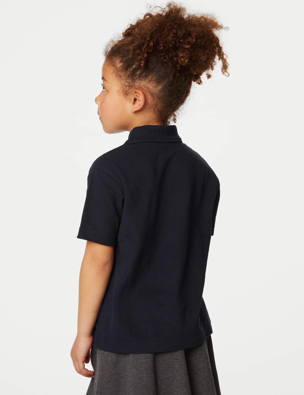Unisex Pure Cotton School Polo Shirt (2-18 Yrs) image 5