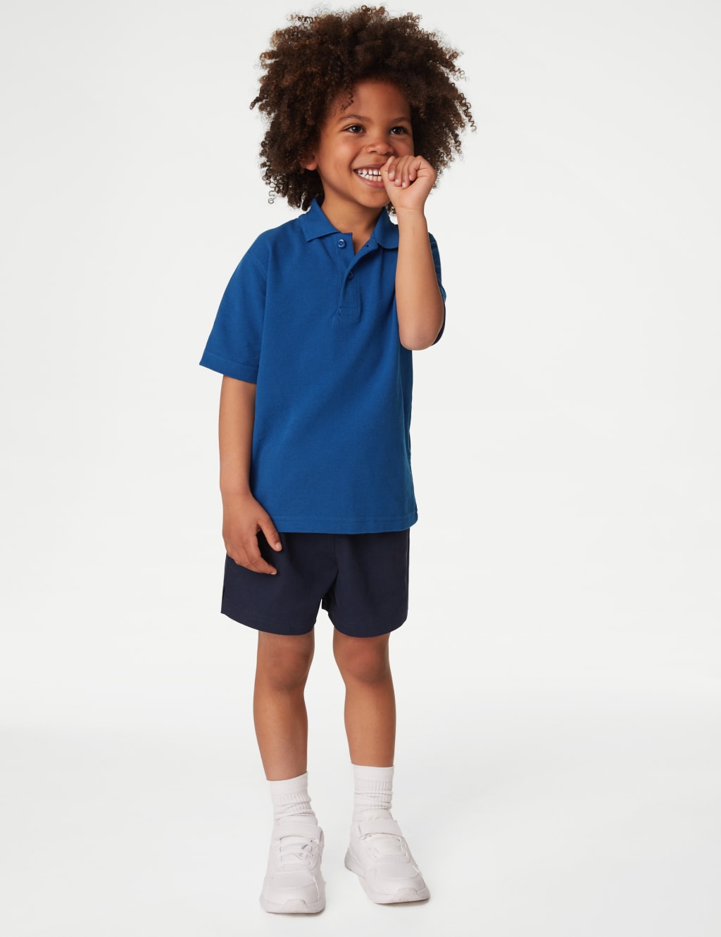 Unisex Pure Cotton School Polo Shirt (2-18 Yrs) image 4