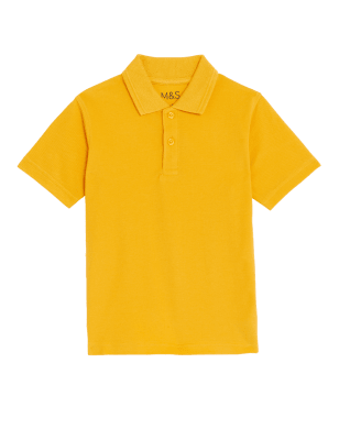 

M&S Collection Polo 100% algodón (2-18 años) - Gold, Gold